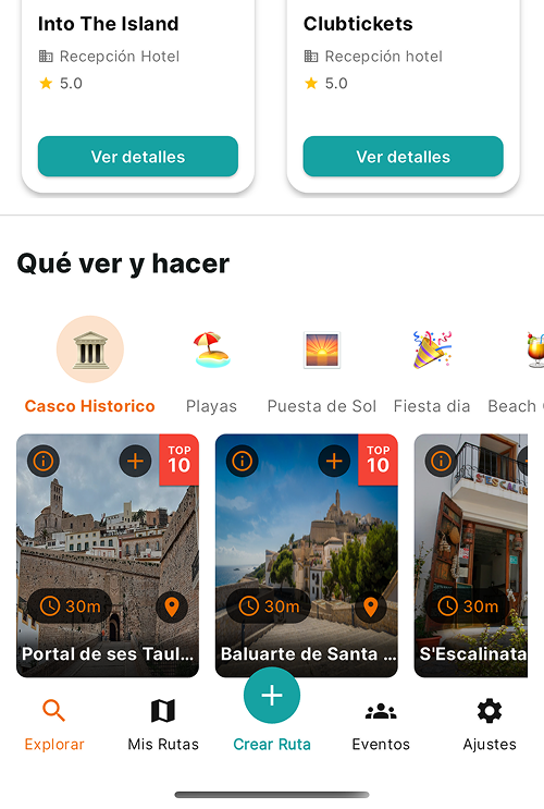Easy Nomad app Que ver y hacer screen Easy Nomad app Que ver y hacer screen